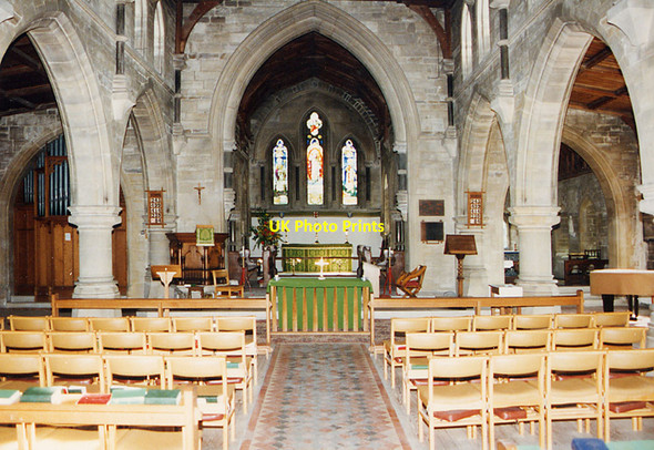 Photo 6"x4" St George, Langton Matravers - East end Langton Matravers c1995