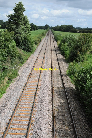 Photo 6"x4" Hereford to Abergavenny railway Allensmore c2012