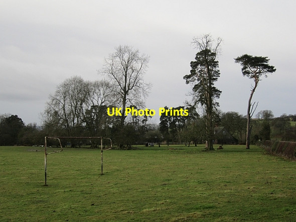 Photo 6"x4" Goalposts, Stoke St Milborough Stoke St Milborough c2012