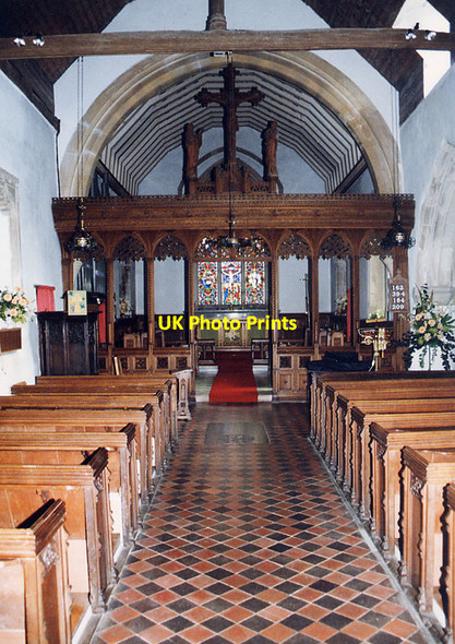 Photo 6"x4" Holy Trinity, Takeley - East end Brewer's End c1999
