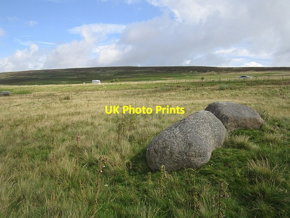 Photo 6"x4" Boulders, Crosby Ravensworth Moor Scout Green c2012