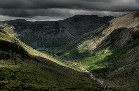 Photo 6"x4" Wasdale Fell and Wasdale Head. Wasdale Head\/NY1808 c2008