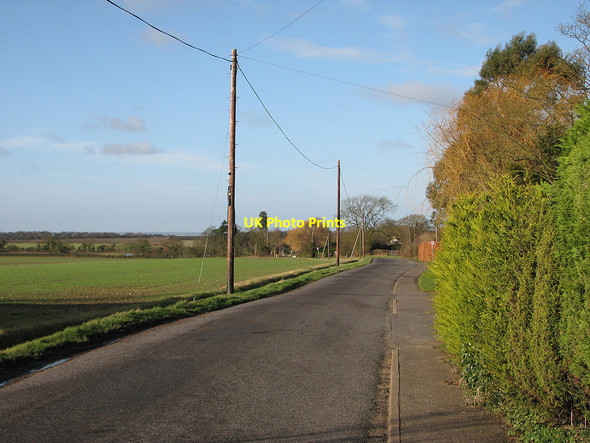 Photo 6"x4" The way in to Westley Waterless Burrough End c2012