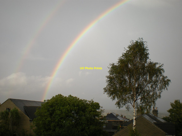 Photo 6"x4" Double Rainbow Sheffield\/SK3587 c2008