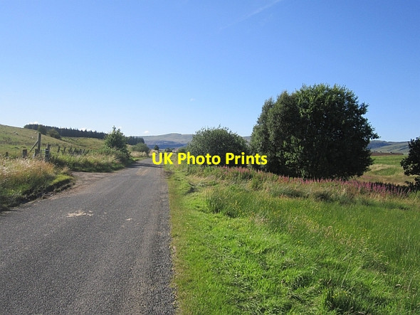 Photo 6"x4" Minor road, Kirkconnel Kelloholm c2012