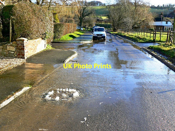 Photo 6"x4" East along the road from Ogbourne St Andrew to the A346 Ogbourne St Andrew c2013