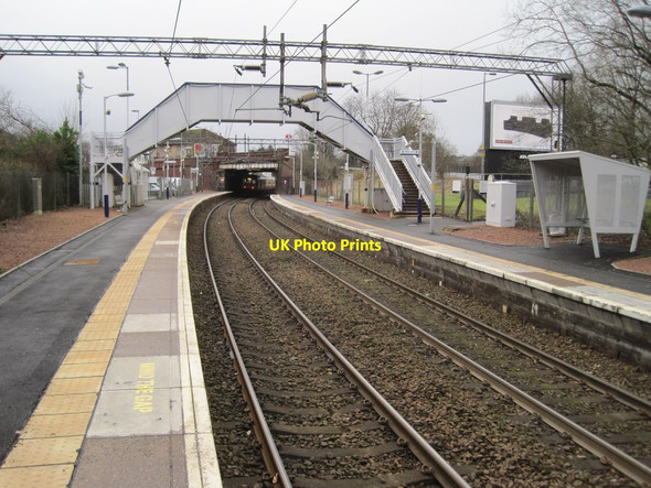 Photo 6"x4" Hillfoot railway station, East Dunbartonshire Milngavie c2012