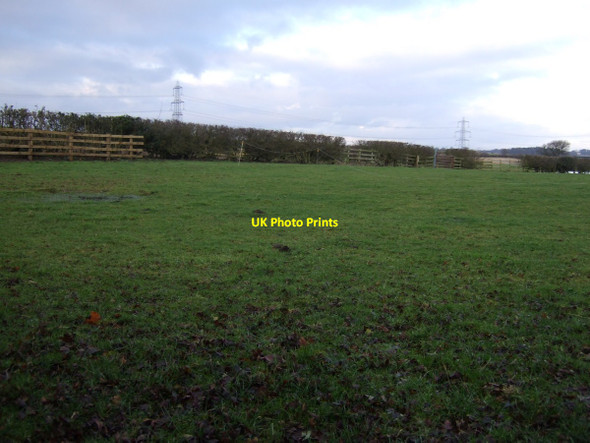 Photo 6"x4" Farmland, Sandpit Hill Ellerbeck\/SE4396 c2012