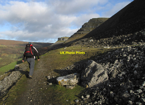 Photo 6"x4" Walking the Offa's Dyke path Llandynan c2013