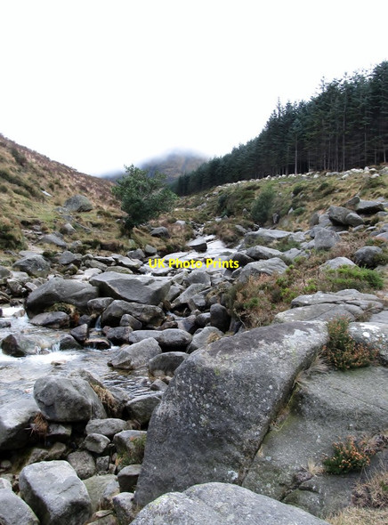Photo 6"x4" The boulder strewn bed of the Glen River Newcastle\/J3732 c2013