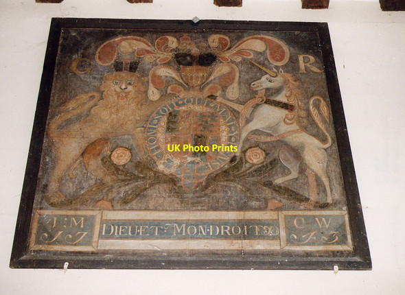 Photo 6"x4" St Barnabas, Alphamstone - Royal Arms Alphamstone c1999