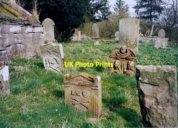 Photo 6"x4" Mertoun old parish graveyard Maxton\/NT6130 c2012