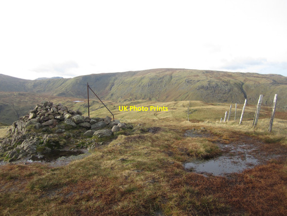 Photo 6"x4" Summit cairn at the top of Steel Fell Town Head\/NY3309 c2012