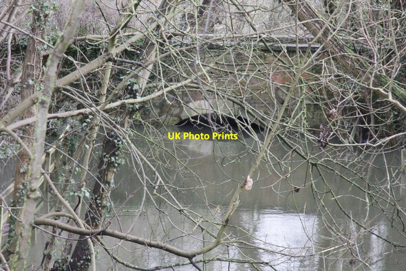 Photo 6"x4" Bridge in the water North Stoke\/SU6186 c2012