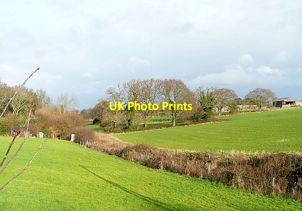 Photo 6"x4" Fields at Gurnard Cowes c2012
