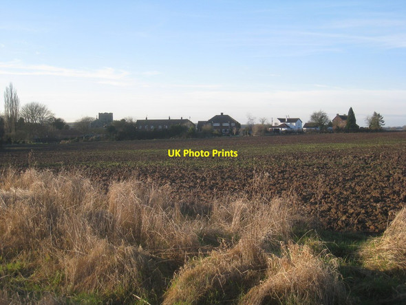 Photo 6"x4" View towards Church Street and St. Peter's church, Headon Headon\/SK7477 c2013