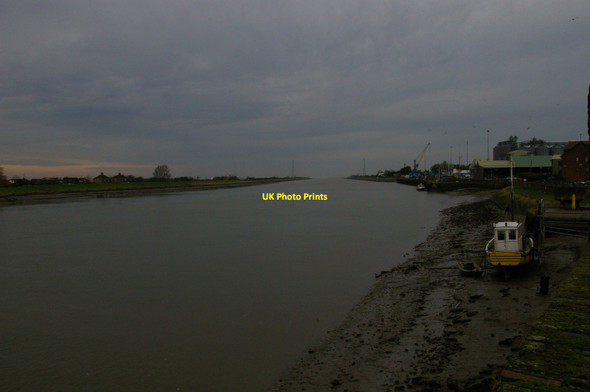 Photo 6"x4" View down the Great Ouse at King's Lynn King's Lynn c2013