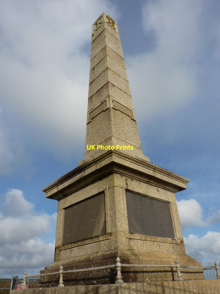 Photo 6"x4" The Battery War Memorial Newlyn c2012
