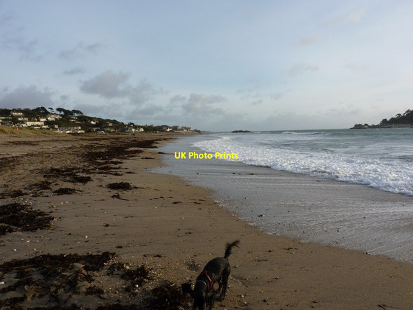 Photo 6"x4" On the beach near Marazion Gwallon c2012