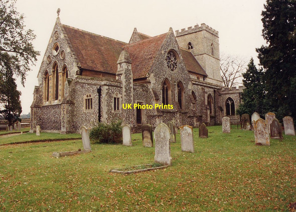 Photo 6"x4" Holy Trinity, Littlebury Littlebury c1993