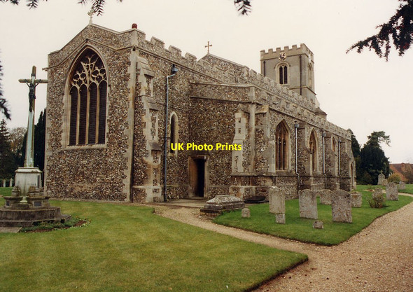 Photo 6"x4" All Saints, Great Chesterford Great Chesterford c1993