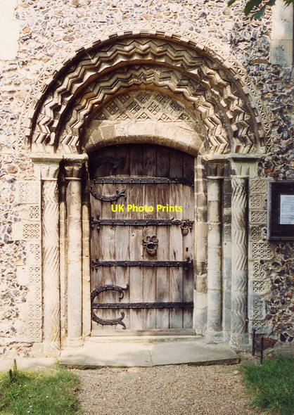 Photo 6"x4" St Margaret of Antioch, Margaret Roding - Doorway Margaret Roding c1993