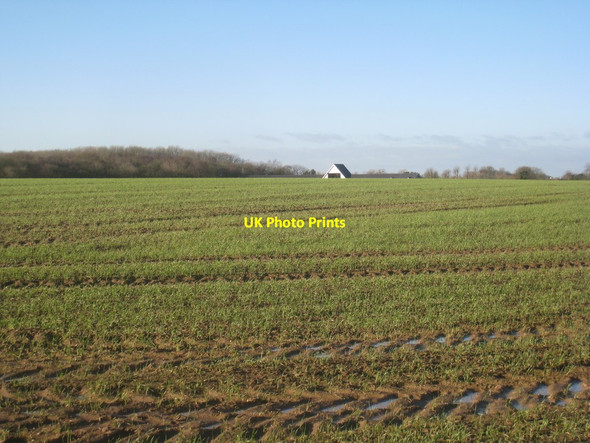 Photo 6"x4" View towards Woodthorpe Wood and Woodthorpe Hall Caravan Park Galley Hill\/TF4479 c2013