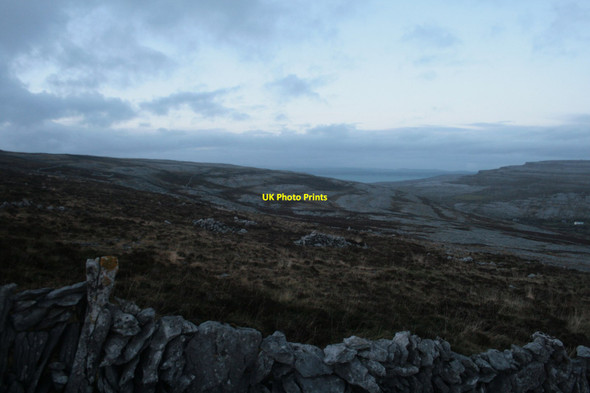 Photo 6"x4" Limestone Pavements on a hillside Craggagh c2012