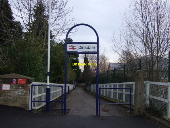 Photo 6"x4" Path to Dinsdale Station Middleton St George c2013