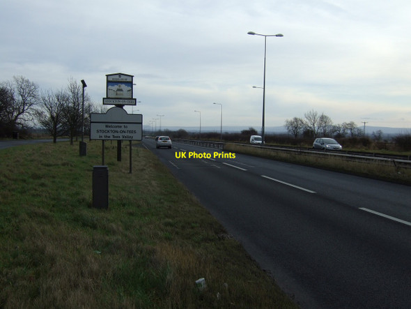 Photo 6"x4" Entering Stockton-on-Tees on the A66 Longnewton\/NZ3816 c2013