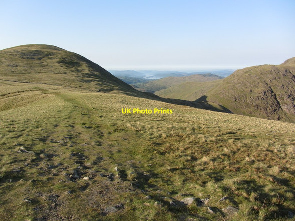 Photo 6"x4" Path & ridge leading south to Thornthwaite Crag Mardale Ill Bell c2012