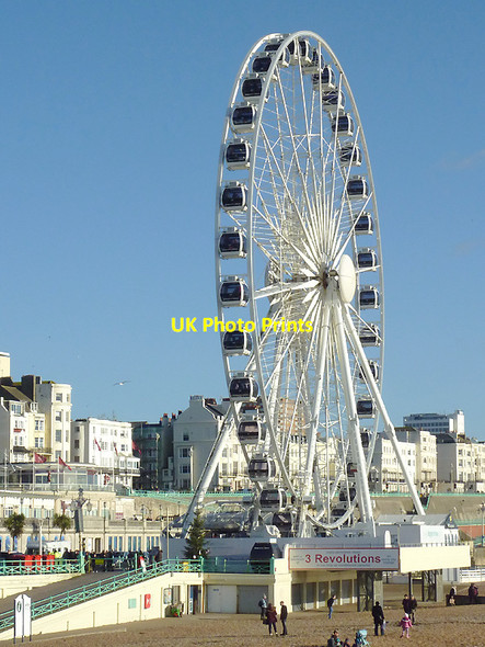 Photo 6"x4" The Brighton Wheel Kemp Town c2013