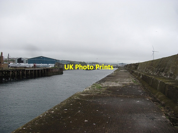 Photo 6"x4" Breakwater, Methil Docks Methil c2012