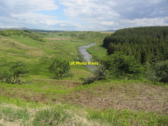 Photo 6"x4" The River Ayr south of Crook Moss Cronberry c2012