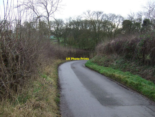 Photo 6"x4" Bend in Coatham Lane Elton\/NZ4017 c2013