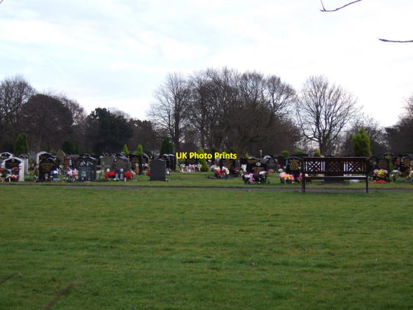 Photo 6"x4" Cemetery of Bishopton Avenue Stockton-on-Tees c2013
