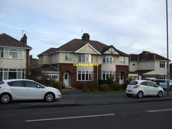 Photo 6"x4" Houses on Bishopton Avenue Stockton-on-Tees c2013