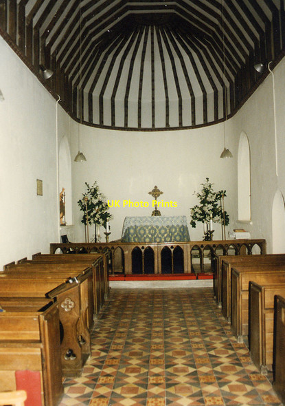 Photo 6"x4" St John the Baptist, Little Maplestead - East end Little Maplestead c1997