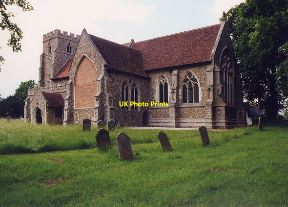 Photo 6"x4" St Michael the Archangel, Great Sampford Great Sampford c1998