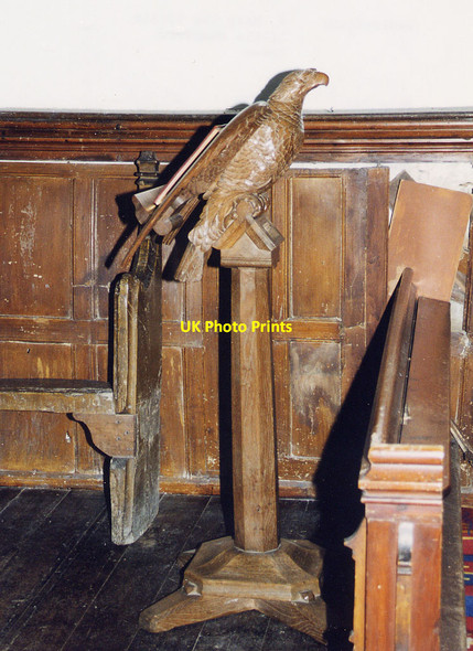 Photo 6"x4" St Mary the Virgin, Little Sampford - Lectern Little Sampford c1998
