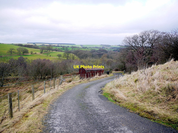 Photo 6"x4" Bottom of track to Rowley Head Rawgreen c2013