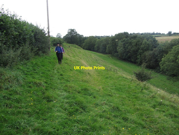 Photo 6"x4" Walking on field path west of Cockyard Farm, Rushall Rushall\/SO6434 c2012