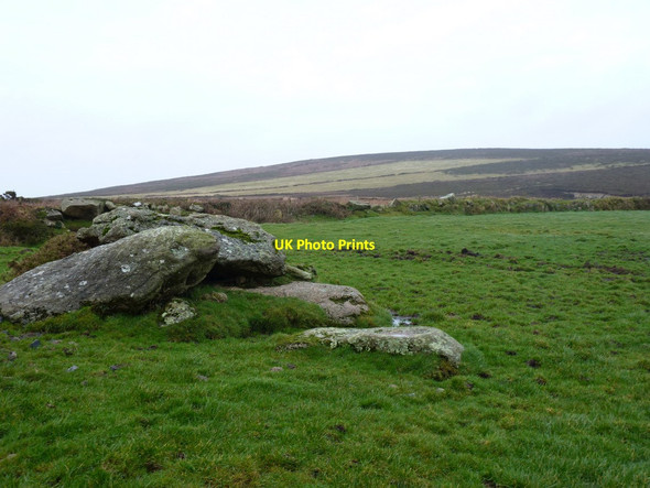 Photo 6"x4" Cairn on Tredinney Common Brane c2012