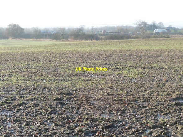 Photo 6"x4" Farmland in sight and sound of the M62 Hungate\/SE3726 c2013