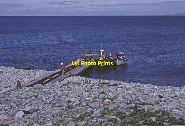 Photo 6"x4" Landing Pier, Ailsa Craig Foreland Point\/NX0299 c1983