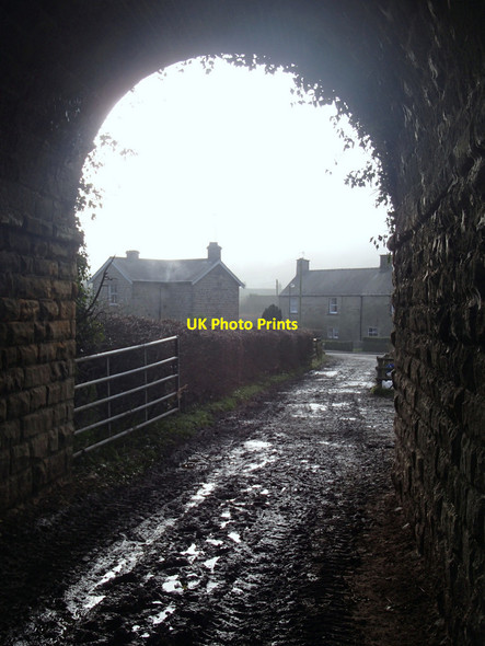 Photo 6"x4" Railway bridge and track to Rowsley Rowsley c2013