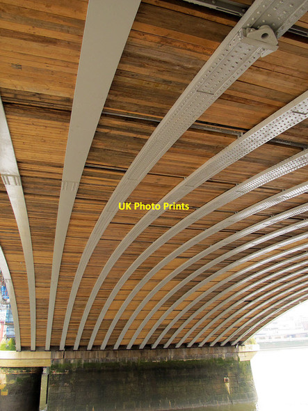 Photo 6"x4" Underside of Blackfriars rail bridge London c2013