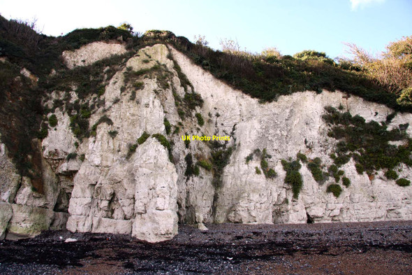 Photo 6"x4" White cliffs in St Margaret's Bay St Margaret's at Cliffe c2012
