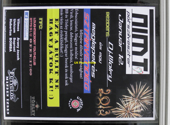 Photo 6"x4" Notice, Campsie Omagh Omagh c2013