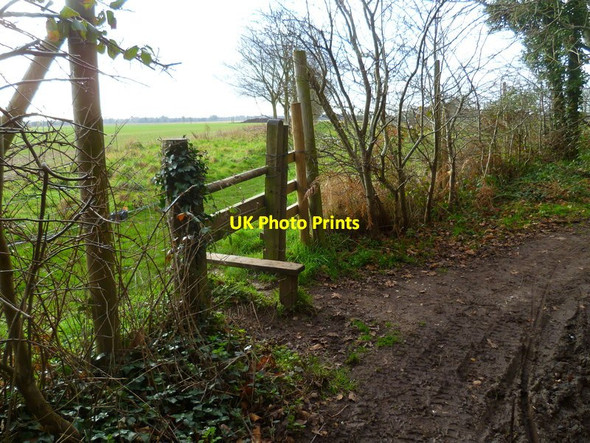 Photo 6"x4" Stile off Tinwood Lane Boxgrove c2013